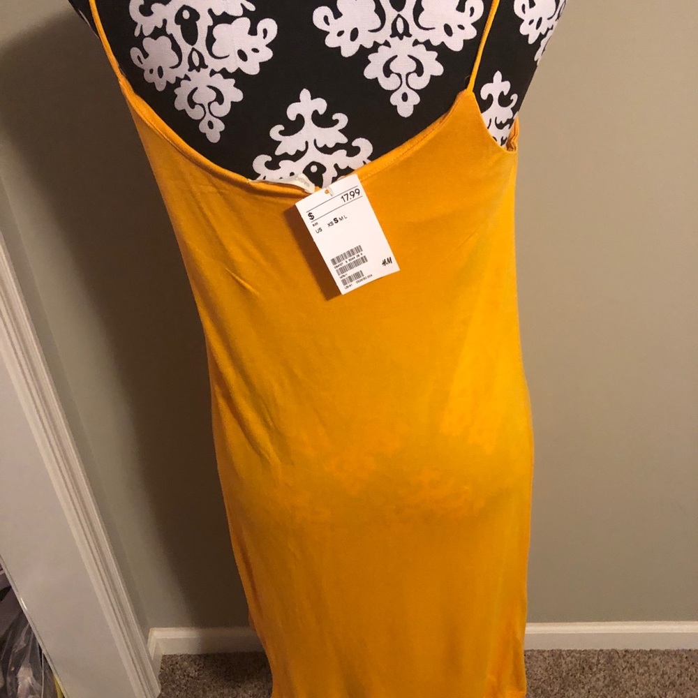 NWT Yellow Slip dress -Small